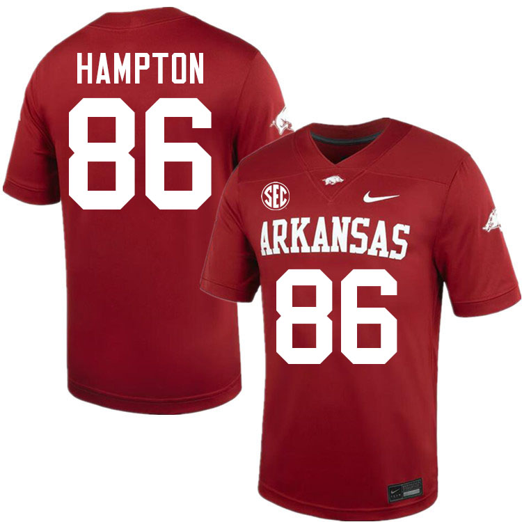 Dan Hampton Arkansas Jersey,Arkansas Razorbacks #86 Dan Hampton Jersey Youth College-Cardinal